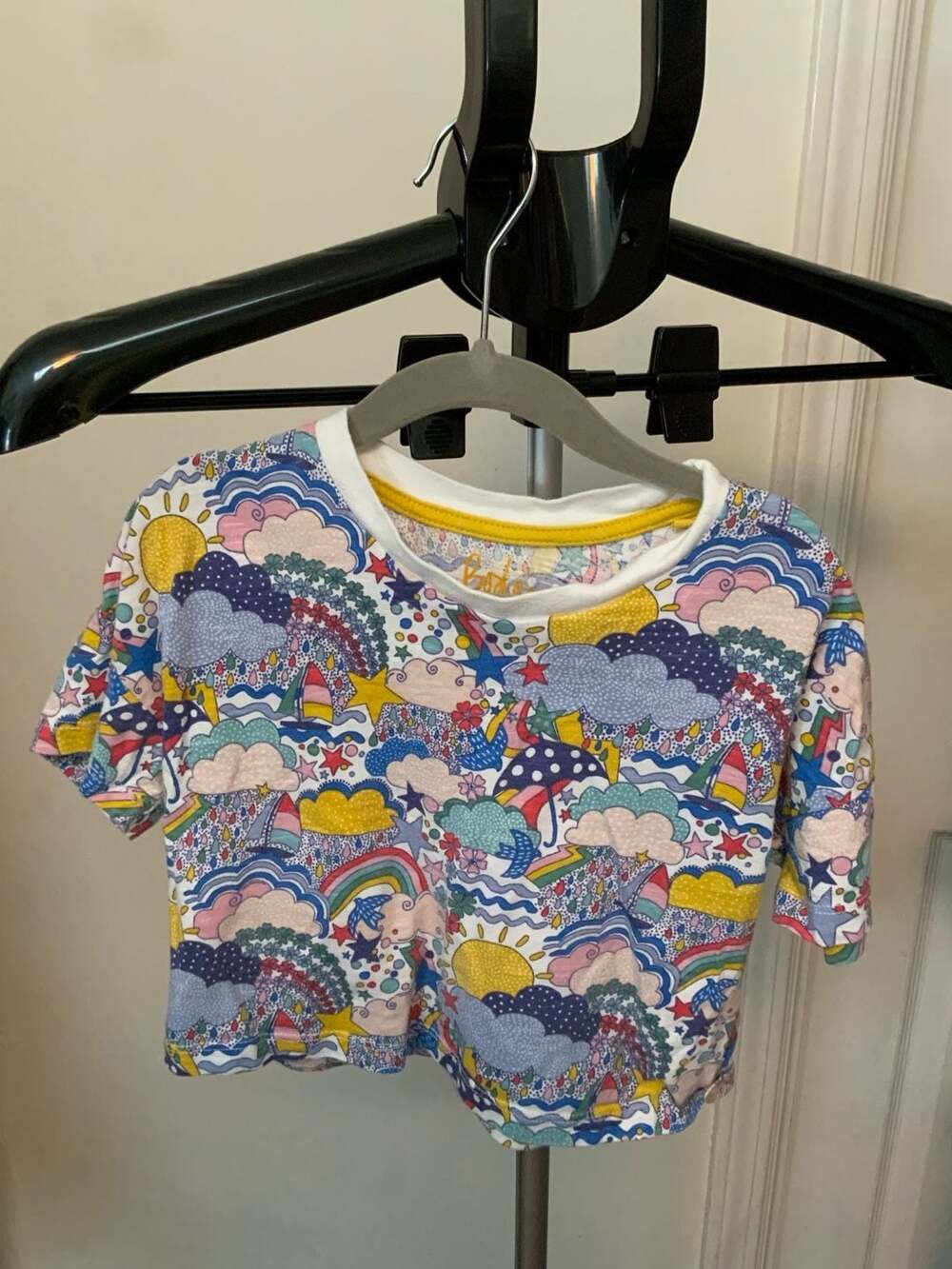 Boden Graphic Print T-Shirt Girls Size 5-6Y